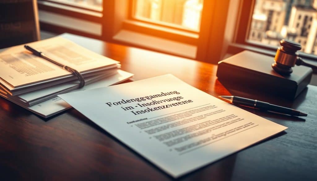 Forderungsanmeldung im Insolvenzverfahren