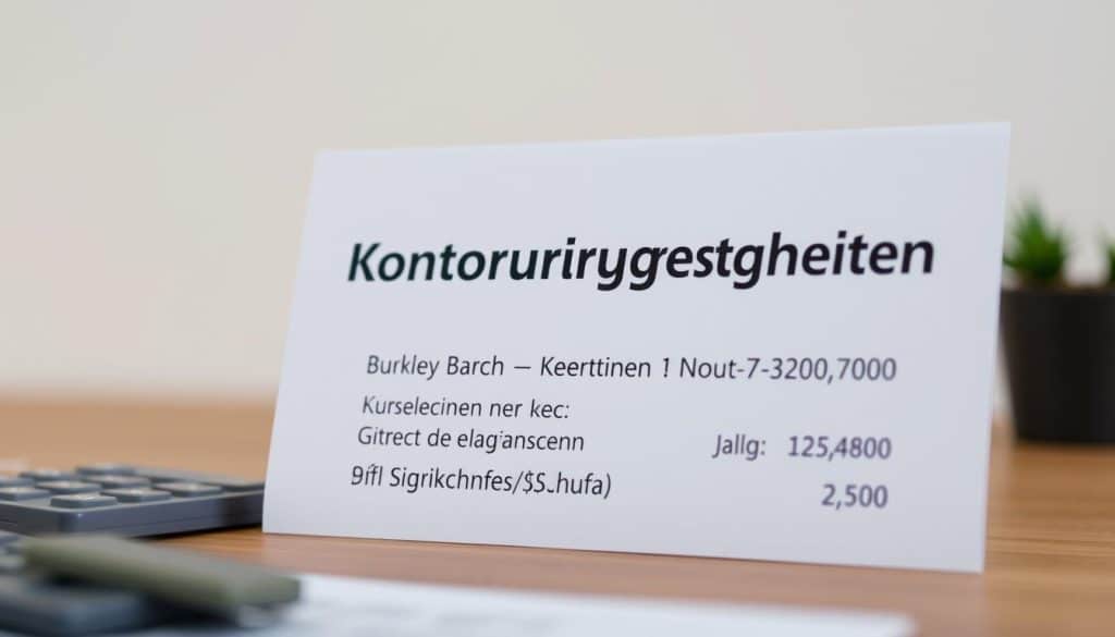Kontoführungsgebühren