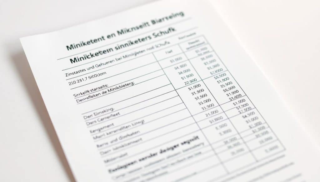 Minikredit Kostenüberblick