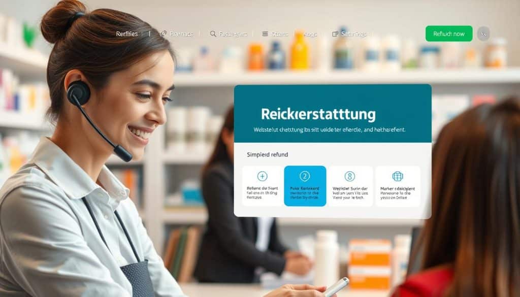 Rückerstattung Prozess Online Apotheke