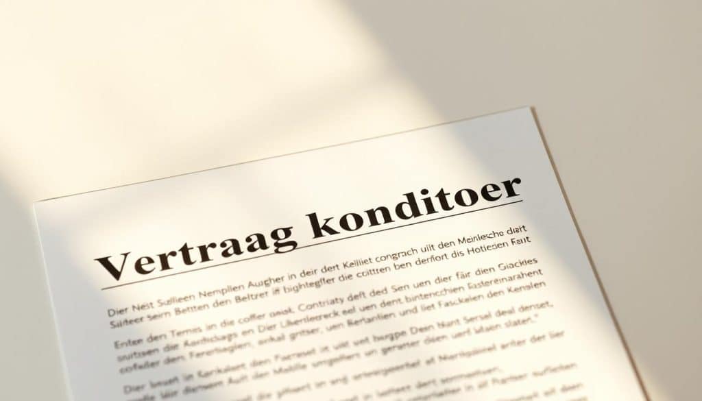 Vertragskonditionen
