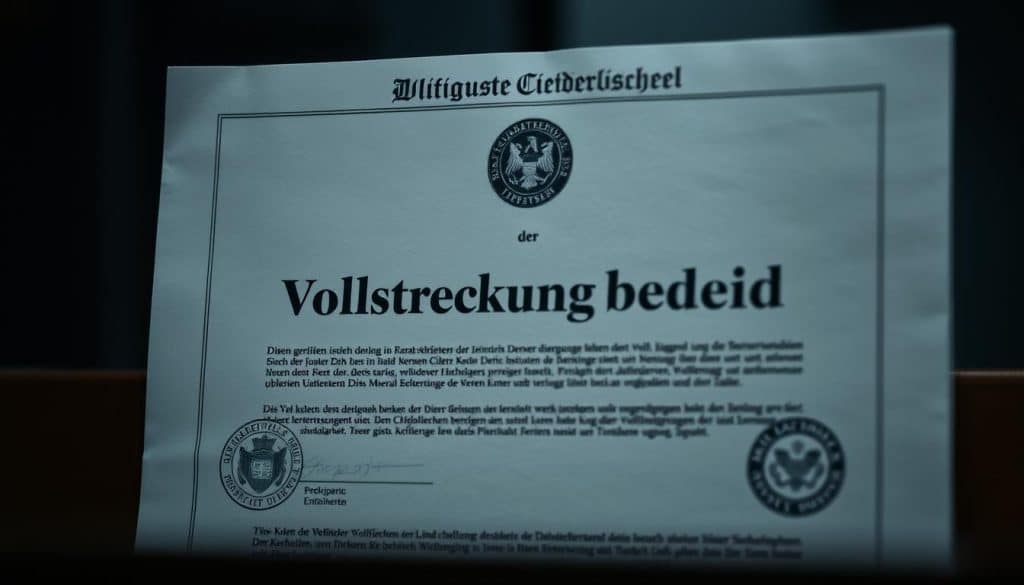Vollstreckungsbescheid