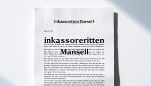 Wie sieht ein Inkasso Brief aus?